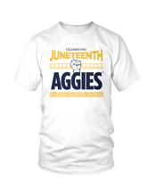 Cargar imagen en el visor de la galería, Camiseta Juneteenth de la Universidad Estatal Agrícola y Técnica de Carolina del Norte