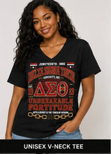 Cargar imagen en el visor de la galería, Delta Sigma Theta Legacy Freedom Juneteenth T-shirt (Black)