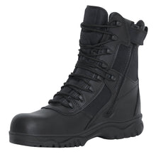 Cargar imagen en el visor de la galería, Forced Entry Tactical Boot With Side Zipper & Composite Toe - 8 Inch