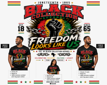 Load image into Gallery viewer, Black Collection Apparel Juneteenth T-Shirt 26