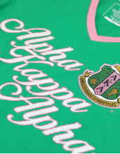 Load image into Gallery viewer, Alpha Kappa Alpha V-Neck Tee