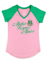 Load image into Gallery viewer, Alpha Kappa Alpha V Neck Tee