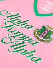 Load image into Gallery viewer, Alpha Kappa Alpha V Neck Tee