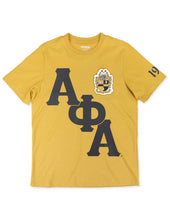 Cargar imagen en el visor de la galería, Alpha Phi Alpha GRAPHIC TEE GOLD