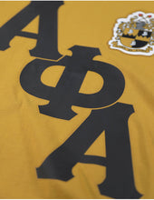 Cargar imagen en el visor de la galería, Alpha Phi Alpha GRAPHIC TEE GOLD