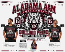 Load image into Gallery viewer, Alabama A&M University Juneteenth T-shirt
