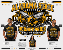 Load image into Gallery viewer, Alabama State University Juneteenth T-shirt