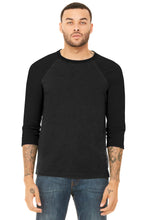 Load image into Gallery viewer, BELLA+CANVAS ® Unisex 3/4-Sleeve Baseball Tee. BC3200 - 2XL