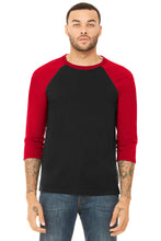 Load image into Gallery viewer, BELLA+CANVAS ® Unisex 3/4-Sleeve Baseball Tee. BC3200 - 2XL