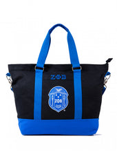 Load image into Gallery viewer, ZETA PHI BETA CANVAS BAG