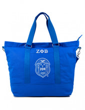 Load image into Gallery viewer, ZETA PHI BETA CANVAS BAG