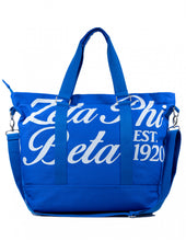 Load image into Gallery viewer, ZETA PHI BETA CANVAS BAG
