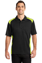 Load image into Gallery viewer, CornerStone ® Select Snag-Proof Two Way Colorblock Pocket Polo. CS416