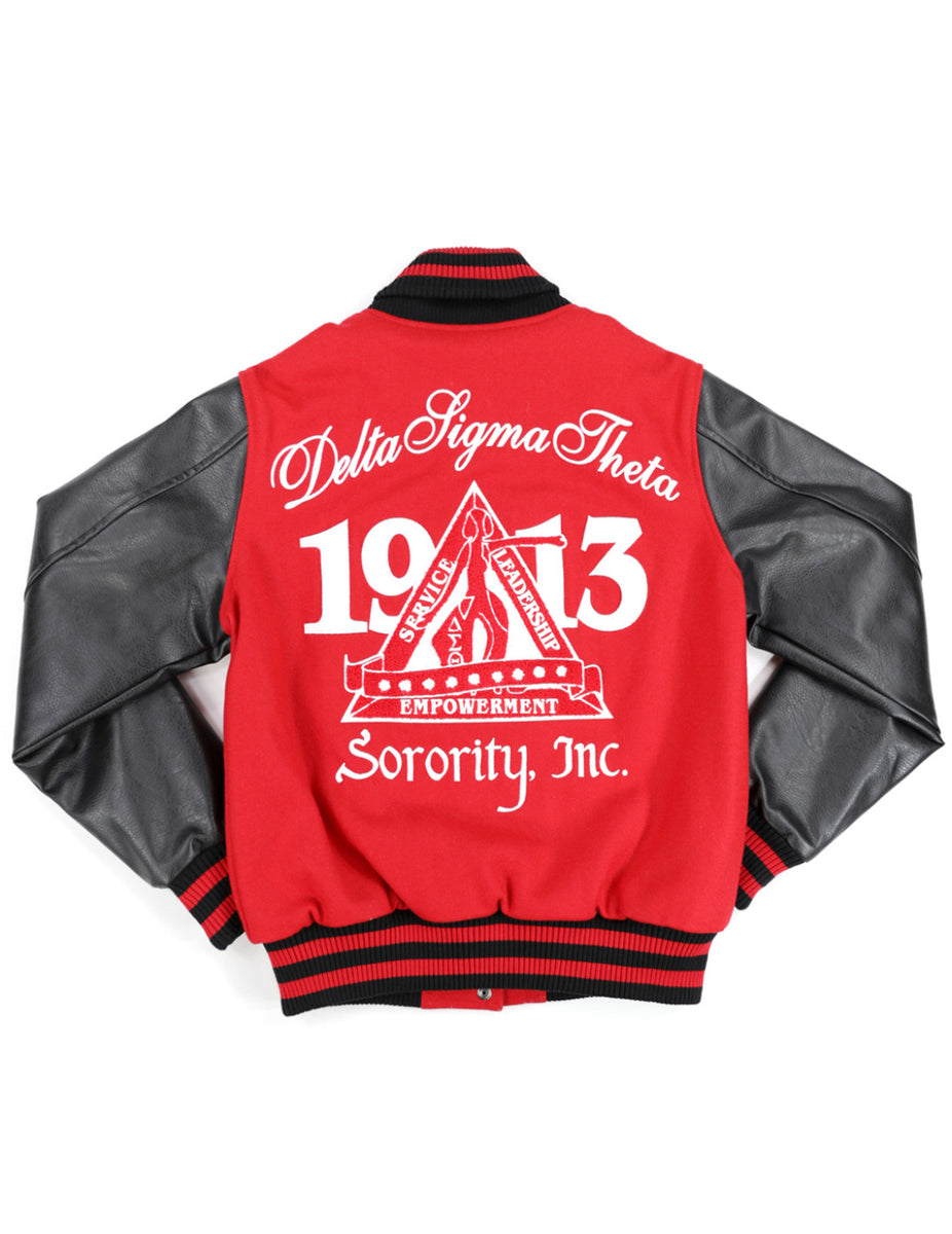 Delta Sigma Theta Wool Fortitude Jacket – Black Collection Apparel