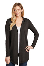 Load image into Gallery viewer, District ® Women's Perfect Tri ® Hooded Cardigan. DT156
