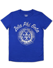 Cargar imagen en el visor de la galería, ZETA PHI BETA CENTENNIAL FOIL TEE