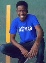 Load image into Gallery viewer, Phi Beta Sigma Fraternity GOMAB w/ shield T-Shirt (Royal Blue)