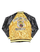 Cargar imagen en el visor de la galería, CHAQUETA DE LENTEJUELAS GRAMBLING STATE BORDADO DE TIGRE