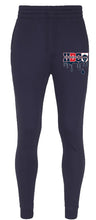 Load image into Gallery viewer, Howard University HBCU Drip Navy Joggers