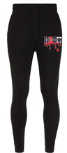 Load image into Gallery viewer, Howard University HBCU Drip Black Joggers