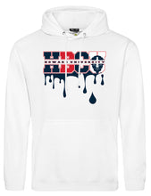 Load image into Gallery viewer, White Howard University HBCU Drip Hoodie