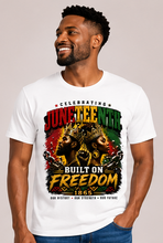 Cargar imagen en el visor de la galería, Juneteenth Built On Freedom T-Shirt