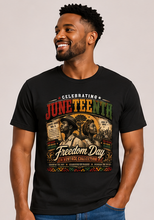 Cargar imagen en el visor de la galería, Juneteenth Freedom Day T-Shirt