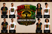 Cargar imagen en el visor de la galería, Juneteenth Embracing Our Present T-Shirt