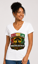 Cargar imagen en el visor de la galería, Juneteenth Embracing Our Present T-Shirt