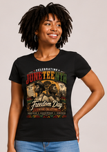 Cargar imagen en el visor de la galería, Juneteenth Freedom Day T-Shirt