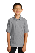 Load image into Gallery viewer, Port & Company ® Youth Core Blend Jersey Knit Polo. KP55Y