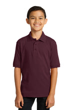 Load image into Gallery viewer, Port & Company ® Youth Core Blend Jersey Knit Polo. KP55Y