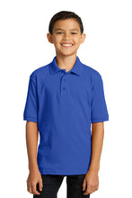 Load image into Gallery viewer, Port & Company ® Youth Core Blend Jersey Knit Polo. KP55Y