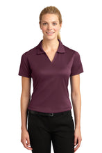 Load image into Gallery viewer, Sport-Tek ® Women's Dri-Mesh ® V-Neck Polo. L469