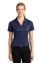 Load image into Gallery viewer, Sport-Tek ® Women's Dri-Mesh ® V-Neck Polo. L469