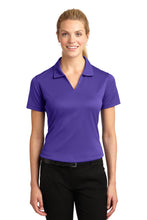 Load image into Gallery viewer, Sport-Tek ® Women's Dri-Mesh ® V-Neck Polo. L469