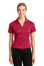 Load image into Gallery viewer, Sport-Tek ® Women's Dri-Mesh ® V-Neck Polo. L469