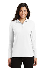 Load image into Gallery viewer, Port Authority ® Women's Silk Touch™ Long Sleeve Polo. L500LS