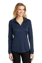 Load image into Gallery viewer, Port Authority ® Women's Silk Touch ™ Performance Long Sleeve Polo. L540LS