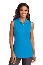 Load image into Gallery viewer, Port Authority ® Women's Dry Zone ® UV Micro-Mesh Sleeveless Polo LK110SV