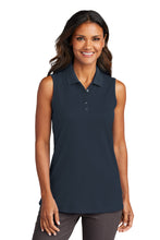 Load image into Gallery viewer, Port Authority ® Women's Dry Zone ® UV Micro-Mesh Sleeveless Polo LK110SV