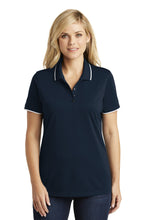 Load image into Gallery viewer, Port Authority ® Women's Dry Zone ® UV Micro-Mesh Tipped Polo. LK111
