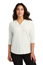Load image into Gallery viewer, Port Authority ® Women's Concept 3/4-Sleeve Soft Split Neck Top. LK5433