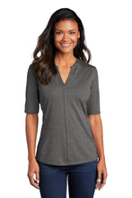 Load image into Gallery viewer, Port Authority ® Women's Stretch Heather Open Neck Top LK583