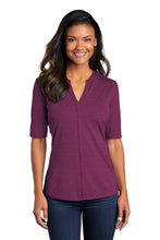 Load image into Gallery viewer, Port Authority ® Women's Stretch Heather Open Neck Top LK583