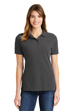 Load image into Gallery viewer, Port & Company ® Ladies Combed Ring Spun Pique Polo. LKP1500