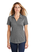Load image into Gallery viewer, Sport-Tek ® Women's PosiCharge ® Tri-Blend Wicking Polo. LST405