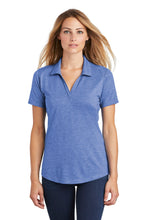 Load image into Gallery viewer, Sport-Tek ® Women's PosiCharge ® Tri-Blend Wicking Polo. LST405