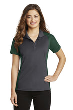 Cargar imagen en el visor de la galería, Sport-Tek ® Women's Colorblock Micropique Sport-Wick ® Polo. LST652