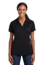 Load image into Gallery viewer, Sport-Tek ® Women's Micropique Sport-Wick ® Piped Polo. LST653